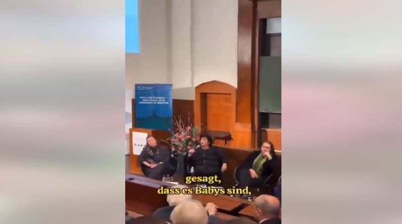 فيديو| نشطاء يحرجون قاضية المحكمة العليا الإسرائيلية خلال كلمة في جامعة ببرلين